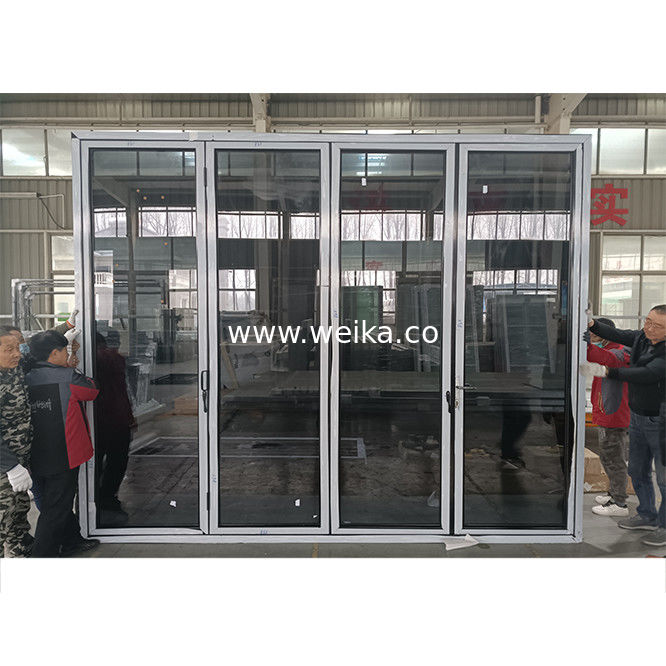 Porte pliante en aluminium de sécurité Porte pliante avant extérieure pour patio