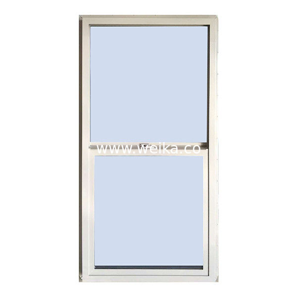 Fenêtres à guillotine en vinyle à vitrage Low-E UPVC de taille personnalisée, performances durables