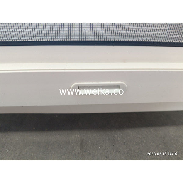 Vitre trempé en UPVC fenêtre suspendue simple pour chalet double vitrage