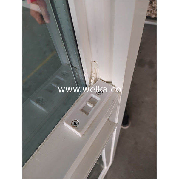 Vitre trempé en UPVC fenêtre suspendue simple pour chalet double vitrage
