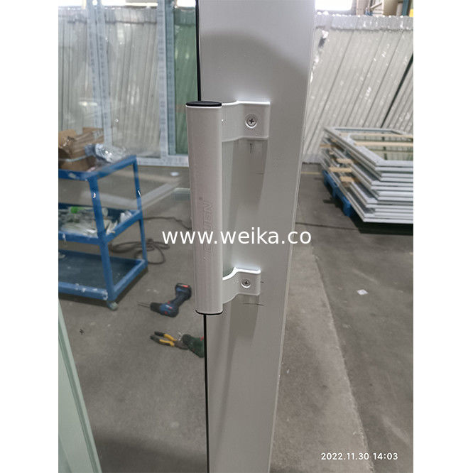 Balcon extérieur portes coulissantes en PVC en PVC intérieur avant cadre d'accordéon