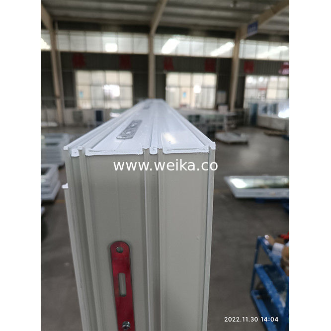Balcon extérieur portes coulissantes en PVC en PVC intérieur avant cadre d'accordéon