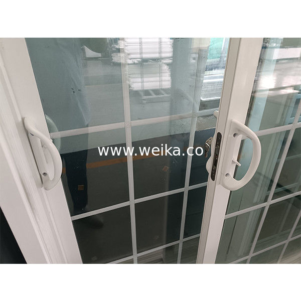 Vente directe en usine en Chine porte coulissante en PVC à double porte sélectionnez des couleurs