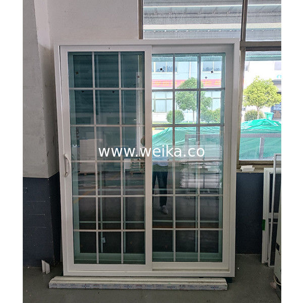 Vente directe en usine en Chine porte coulissante en PVC à double porte sélectionnez des couleurs