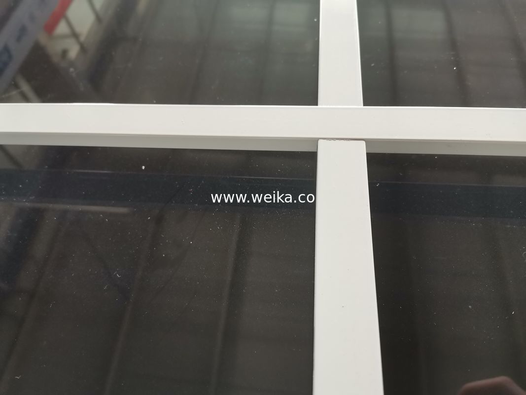 fenêtre en verre fixe en UPVC 24x24 fenêtre octogonale