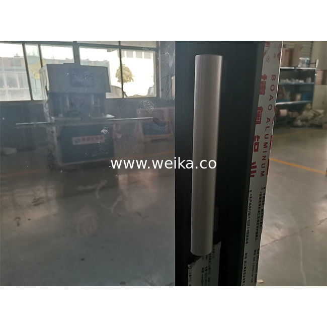 Verres trempés modernes portes coulissantes de patio barbecue en aluminium fenêtre coulissante et porte