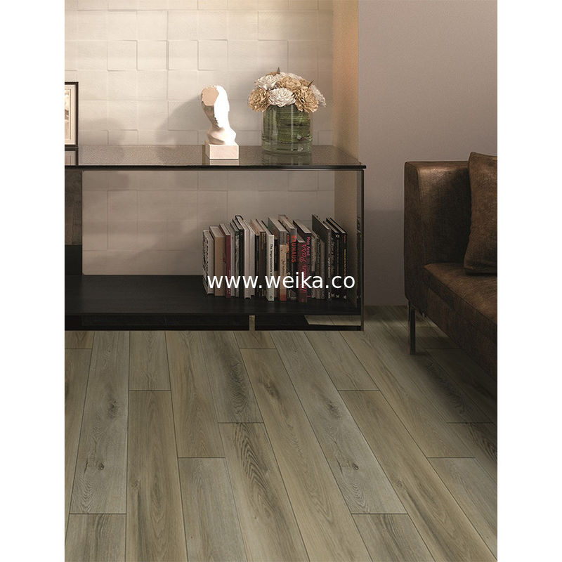 Matériau en PVC imperméable à l'eau Plancher SPC moderne de 4 mm pour une solution de conception graphique de chambre