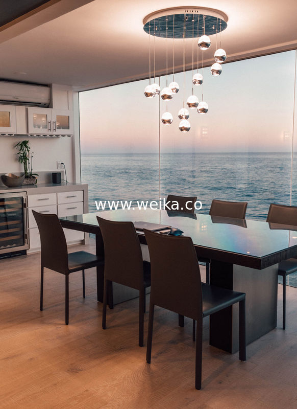 Matériau en PVC imperméable à l'eau Plancher SPC moderne de 4 mm pour une solution de conception graphique de chambre