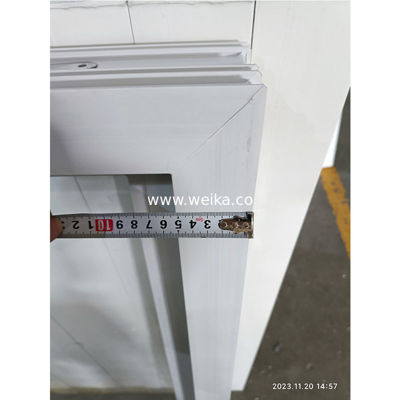 Performance de la ventilation des fenêtres et portes coulissantes en UPVC américain avec matériau de filetage d'écran en fibre de verre
