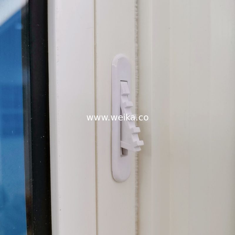 Double vitrage trempé Vinyle PVC profilé UPVC Double fenêtre suspendue pour des performances de sécurité