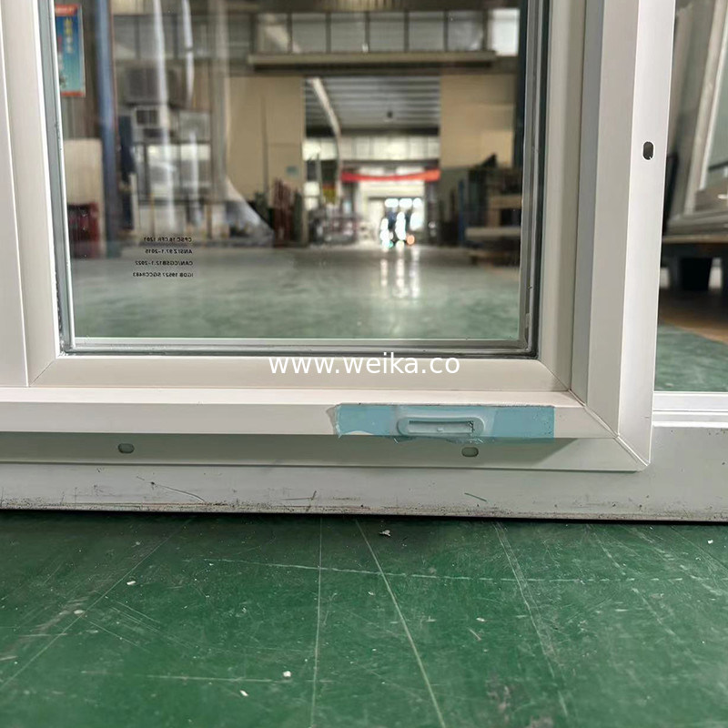 Fermeture de fenêtre coulissante en UPVC et fenêtre de porte standard avec vitre flottante