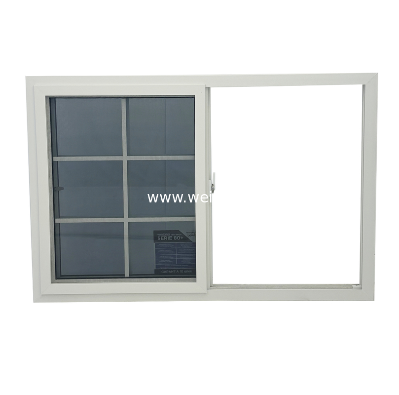 Fermeture de fenêtre coulissante en UPVC et fenêtre de porte standard avec vitre flottante