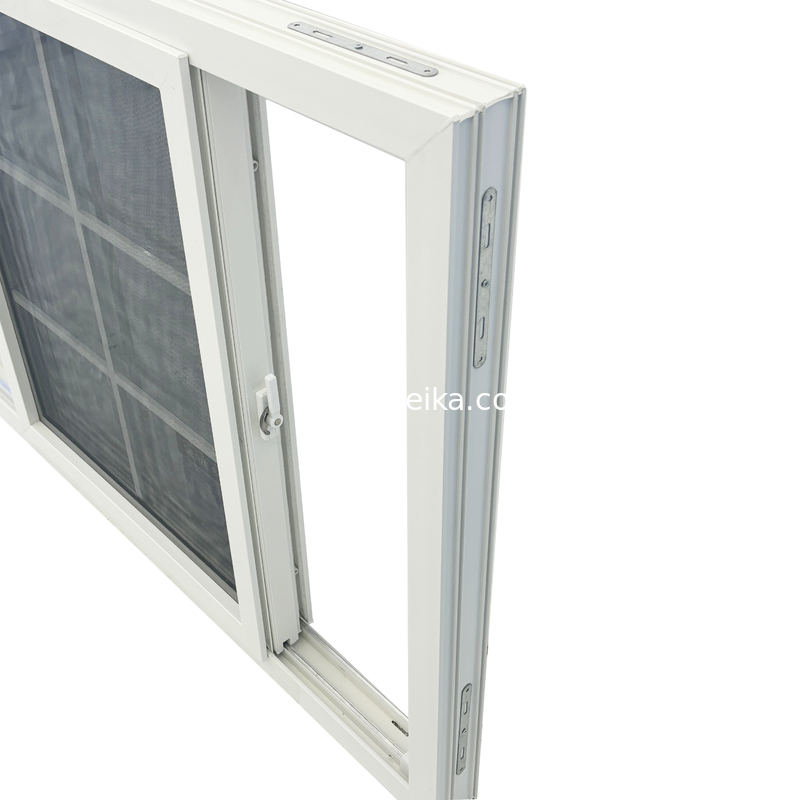 Fermeture de fenêtre coulissante en UPVC et fenêtre de porte standard avec vitre flottante