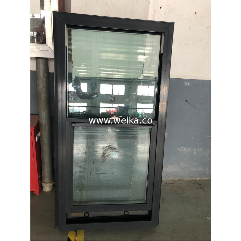 Chinese Hardware Single Hung Window UPVC for Customized Chinese/German Brands Customers' Stipulated Brands