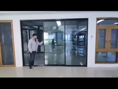 Porte coulissante en aluminium à large cadre mince