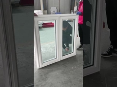 Cran de fenêtre en PVC en plastique ouverte de style américain