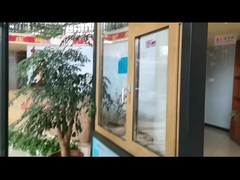 ODM Casement Aluminium Tilt et tournez fenêtres couleur bois