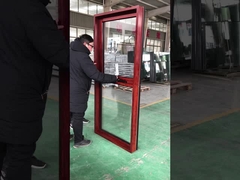 WEIKA vitrine à grille en alliage d'aluminium à rupture thermique