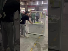 Vinyle de style américain UPVC fenêtre suspendue unique taille personnalisée