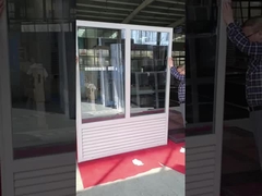 Système de panneaux muraux décoratifs de fenêtre fixe en verre insonorisé avec climatisation