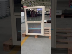 Des fenêtres suspendues en PVC personnalisables couleur abricot style américain n'importe quelle taille