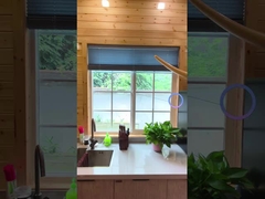 WEIKA série 82 fenêtres suspendues en uPVC monoplace Installation réelle