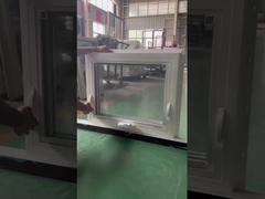 Fenêtre à auvent à soufflet en PVC à manivelle - conçue pour une ventilation contrôlée et sans compromis